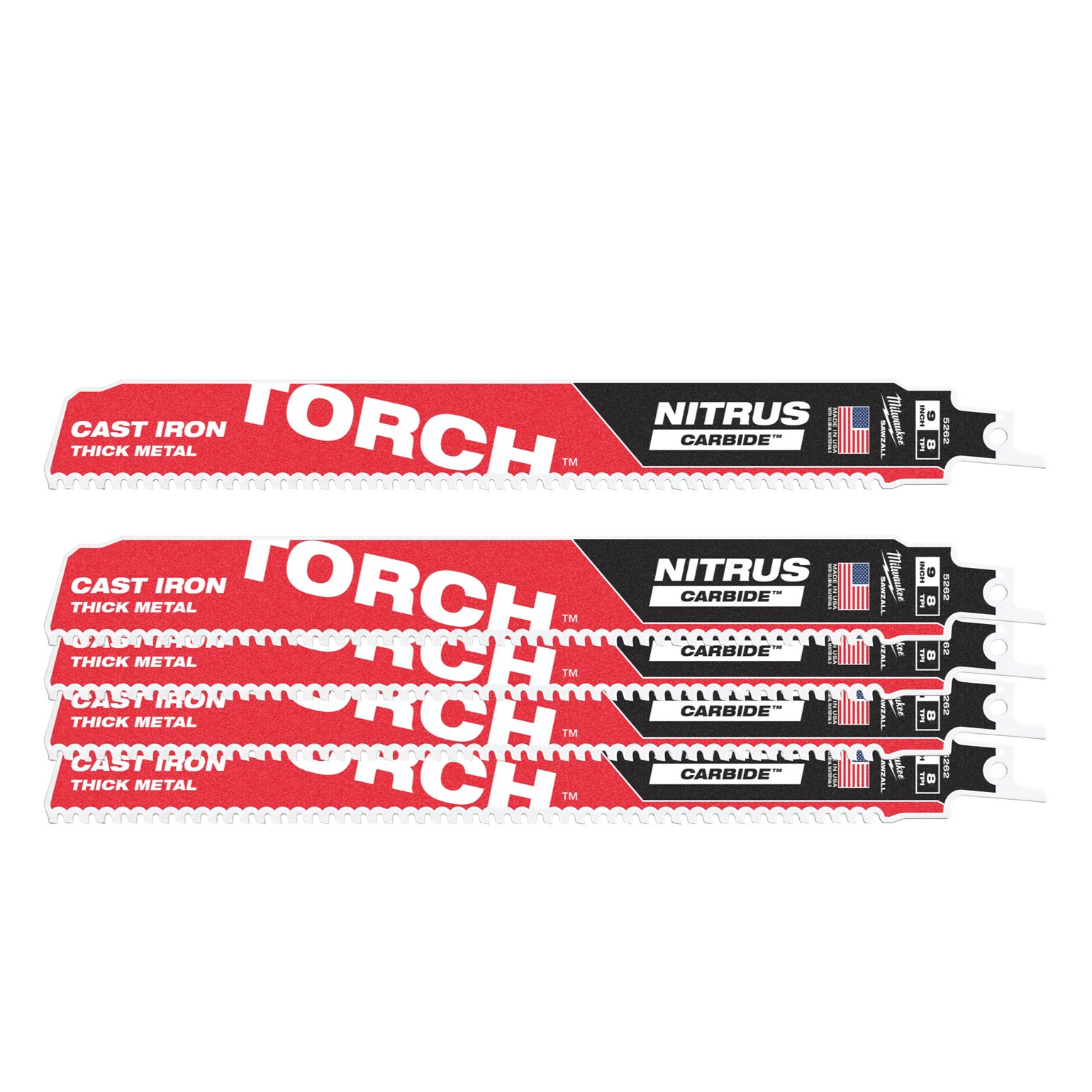 MIL48475562 Milwaukee Heavy Duty Torch With Nitrus Carbide Blades