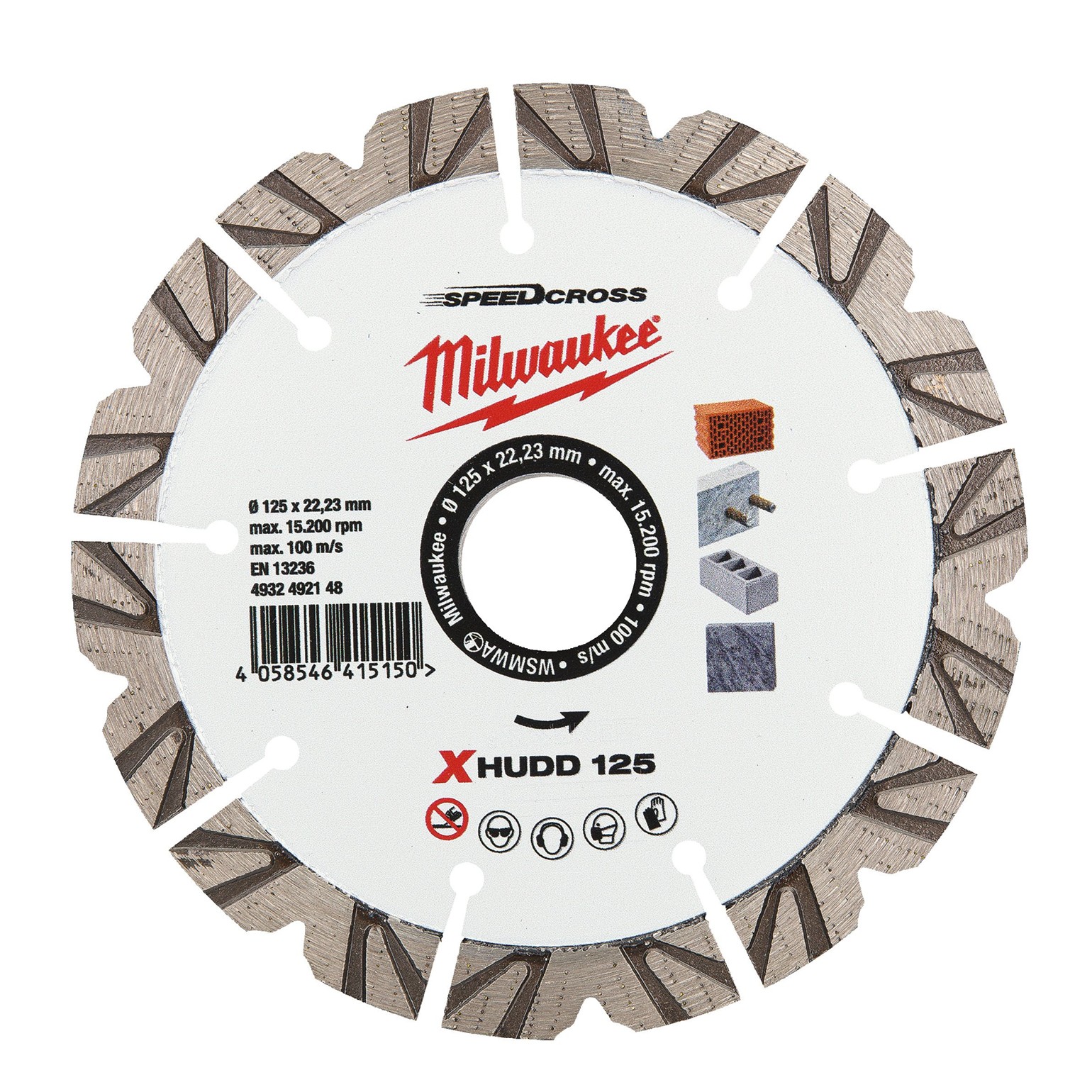 MIL4932492148 Milwaukee Speedcross Diamond XHUDD Blade