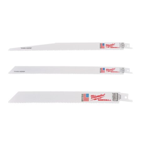 Milwaukee SAWZALL Wood/Metal/Plastic Cutting Blades
