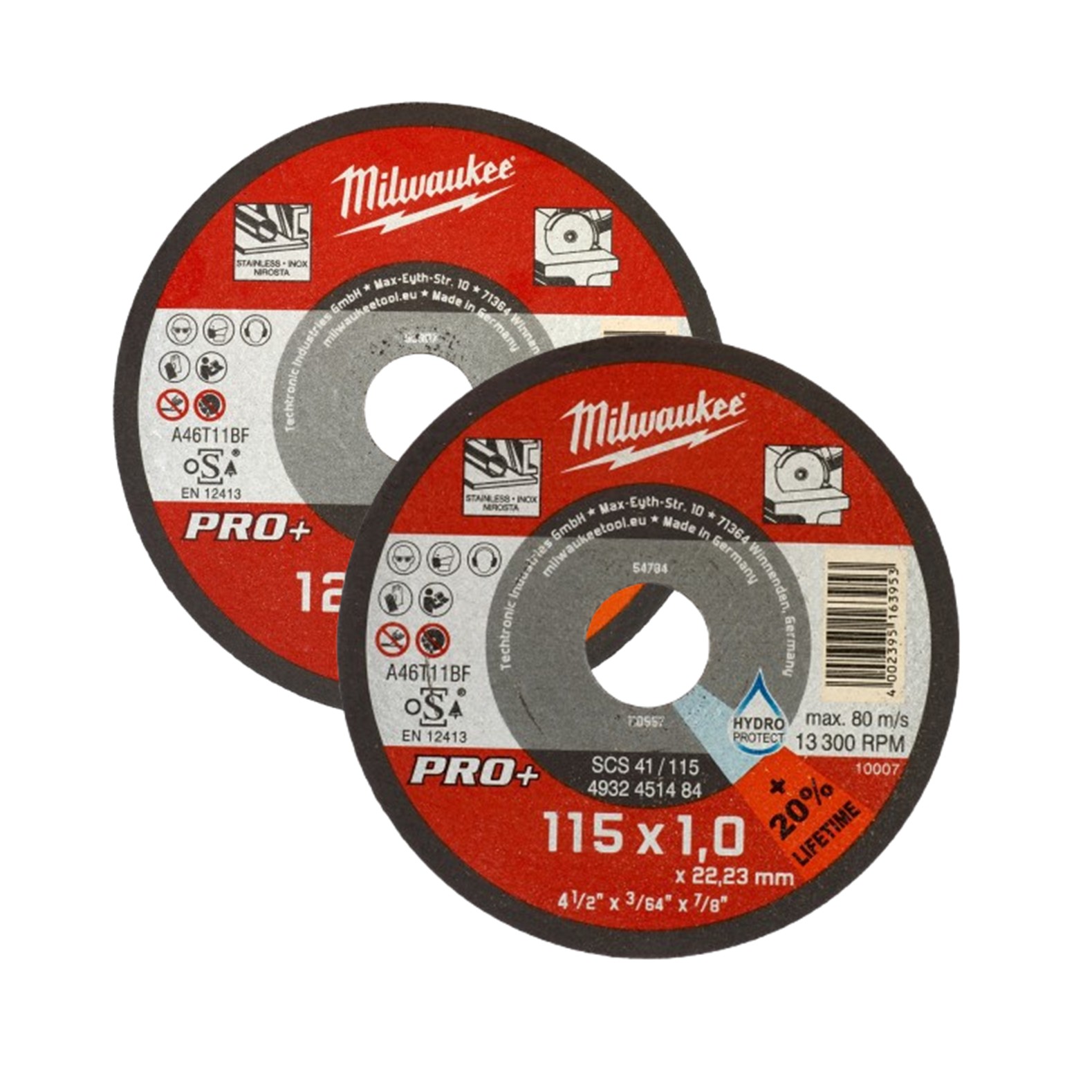 MILTHCUTTDPRO MILWAUKEE Thin Metal Cutting Discs PRO+