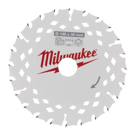 MILWAUKEE Circular Saw Blade Wood 190 x 30mm