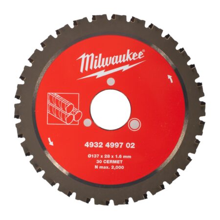 MILWAUKEE Circular Saw Blade for Rebar Cutter 137 x 28mm
