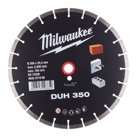 MILWAUKEE Contractor Diamond DUH Blade 350mm