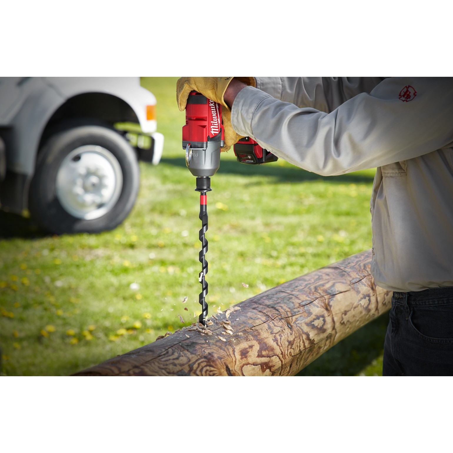 MILWAUKEE Impact Wood Auger Bit Long 22 x 460mm 3