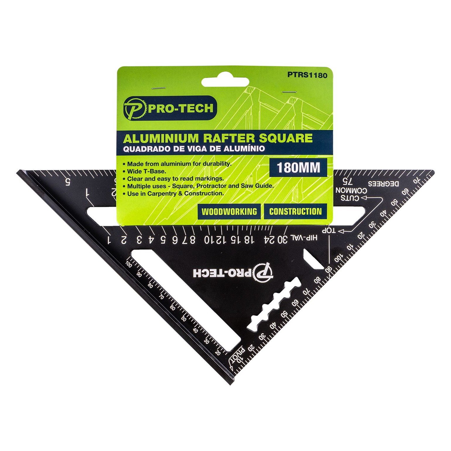 PTRS1180 Main PRO-TECH Aluminium Rafter Square 180mm